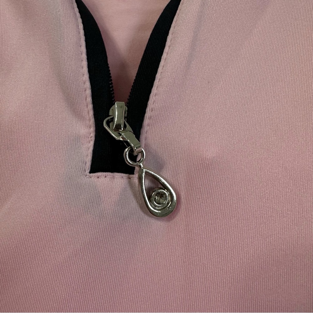 Sansoleil SunGlow Zip Mock Pink And White Long Sleeves UV 50+
Cooling - Picture 8 of 14